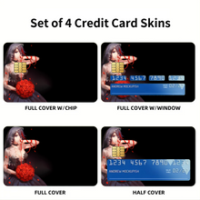 Load image into Gallery viewer, Anime Kill La Kill Credit Card Skins (4-in-1 Pack)
