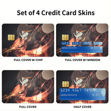 Load image into Gallery viewer, Anime Kill La Kill Credit Card Skins (4-in-1 Pack)