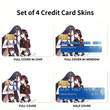 Load image into Gallery viewer, Anime Kill La Kill Credit Card Skins (4-in-1 Pack)