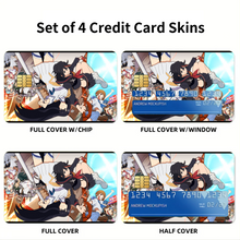 Load image into Gallery viewer, Anime Kill La Kill Credit Card Skins (4-in-1 Pack)