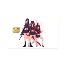 Load image into Gallery viewer, Anime Kill La Kill Credit Card Skins (4-in-1 Pack)