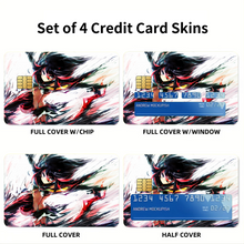 Load image into Gallery viewer, Anime-Kill la Kill- Matoi Credit Card Skins (4-in-1 Pack)
