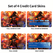 Load image into Gallery viewer, Anime KonoSuba - God’s blessing on this wonderful world!! Credit Card Skins (4-in-1 Pack)