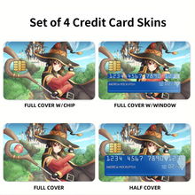 Load image into Gallery viewer, Anime KonoSuba - God’s blessing on this wonderful world!! Credit Card Skins (4-in-1 Pack)
