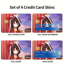 Load image into Gallery viewer, Anime KonoSuba - God’s blessing on this wonderful world!! Credit Card Skins (4-in-1 Pack)