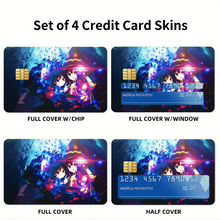 Load image into Gallery viewer, Anime KonoSuba - God’s blessing on this wonderful world!! Credit Card Skins (4-in-1 Pack)