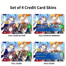 Load image into Gallery viewer, Anime KonoSuba - God’s blessing on this wonderful world!! Credit Card Skins (4-in-1 Pack)