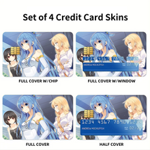 Load image into Gallery viewer, Anime KonoSuba - God’s blessing on this wonderful world!! Credit Card Skins (4-in-1 Pack)