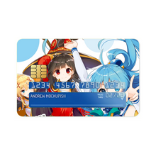 Load image into Gallery viewer, Anime KonoSuba - God’s blessing on this wonderful world!! Credit Card Skins (4-in-1 Pack)