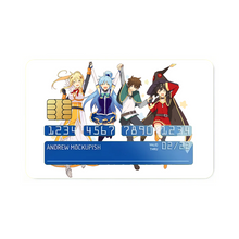 Load image into Gallery viewer, Anime KonoSuba - God’s blessing on this wonderful world!! Credit Card Skins (4-in-1 Pack)