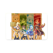 Load image into Gallery viewer, Anime KonoSuba - God’s blessing on this wonderful world!!r Credit Card Skins (4-in-1 Pack)