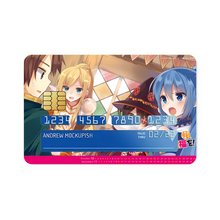 Load image into Gallery viewer, Anime KonoSuba - God’s blessing on this wonderful world!!r Credit Card Skins (4-in-1 Pack)