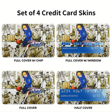 Load image into Gallery viewer, Anime Kuroko's Basketball Credit Card Skins (4-in-1 Pack)