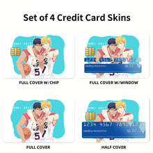 Load image into Gallery viewer, Anime Kuroko's Basketball Credit Card Skins (4-in-1 Pack)