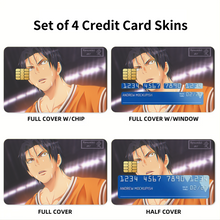 Load image into Gallery viewer, Anime Kuroko's Basketball Credit Card Skins (4-in-1 Pack)