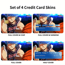 Load image into Gallery viewer, Anime Kuroko's Basketball Credit Card Skins (4-in-1 Pack)