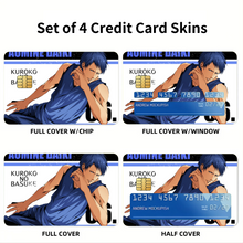 Load image into Gallery viewer, Anime Kuroko's Basketballr Credit Card Skins (4-in-1 Pack)