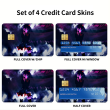 Load image into Gallery viewer, Anime Love, Chuni Credit Card Skins (4-in-1 Pack)
