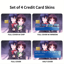 Load image into Gallery viewer, Anime Love, Chuni Credit Card Skins (4-in-1 Pack)