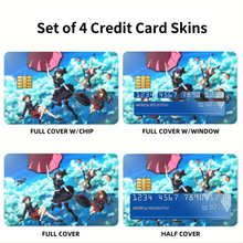 Load image into Gallery viewer, Anime Love, Chuni Credit Card Skins (4-in-1 Pack)