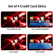 Load image into Gallery viewer, Anime Love, Chuni Credit Card Skins (4-in-1 Pack)