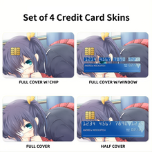 Load image into Gallery viewer, Anime Love, Chuni Credit Card Skins (4-in-1 Pack)