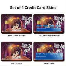 Load image into Gallery viewer, Anime Love, Chuni Credit Card Skins (4-in-1 Pack)