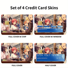 Load image into Gallery viewer, Anime Love Live! Credit Card Skins (4-in-1 Pack)