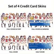 Load image into Gallery viewer, Anime Love Live! Credit Card Skins (4-in-1 Pack)