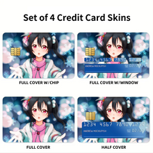 Load image into Gallery viewer, Anime Love Live! Credit Card Skins (4-in-1 Pack)