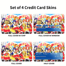 Load image into Gallery viewer, Anime Love Live! Credit Card Skins (4-in-1 Pack)