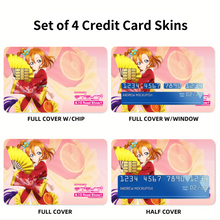 Load image into Gallery viewer, Anime Love Live! Credit Card Skins (4-in-1 Pack)
