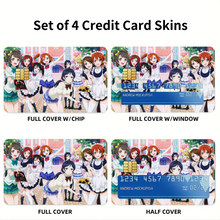Load image into Gallery viewer, Anime Love Live! Credit Card Skins (4-in-1 Pack)