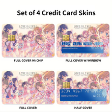 Load image into Gallery viewer, Anime Love Live! Credit Card Skins (4-in-1 Pack)