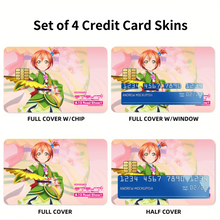 Load image into Gallery viewer, Anime Love Live! Credit Card Skins (4-in-1 Pack)