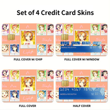 Load image into Gallery viewer, Anime Love Live! Credit Card Skins (4-in-1 Pack)
