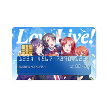 Load image into Gallery viewer, Anime Love Live! Credit Card Skins (4-in-1 Pack)