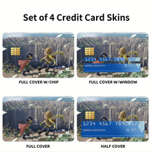 Load image into Gallery viewer, Anime Made In A Credit Card Skins (4-in-1 Pack)