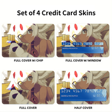Load image into Gallery viewer, Anime Made In A Credit Card Skins (4-in-1 Pack)