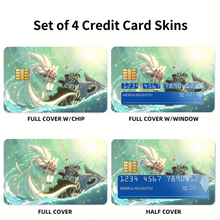 Load image into Gallery viewer, Anime Made In A Credit Card Skins (4-in-1 Pack)