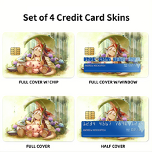 Load image into Gallery viewer, Anime Made In A Credit Card Skins (4-in-1 Pack)