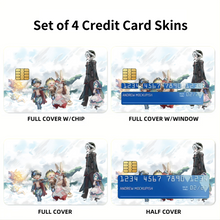 Load image into Gallery viewer, Anime Made In A Credit Card Skins (4-in-1 Pack)