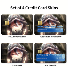 Load image into Gallery viewer, Anime Made In A Credit Card Skins (4-in-1 Pack)