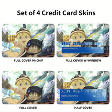 Load image into Gallery viewer, Anime Made In Abyss Credit Card Skins (4-in-1 Pack)