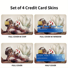 Load image into Gallery viewer, Anime Made In Abyss Credit Card Skins (4-in-1 Pack)