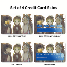 Load image into Gallery viewer, Anime Made In Abyss Credit Card Skins (4-in-1 Pack)
