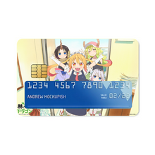 Load image into Gallery viewer, Anime Miss Kobayashi's Dragon Maid Credit Card Skins (4-in-1 Pack)