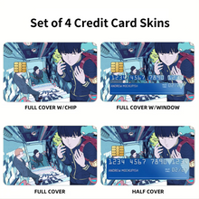 Load image into Gallery viewer, Anime Mob Psycho 100 Credit Card Skins (4-in-1 Pack)
