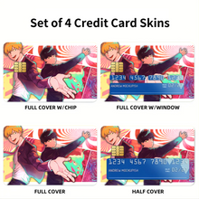 Load image into Gallery viewer, Anime Mob Psycho 100 Credit Card Skins (4-in-1 Pack)
