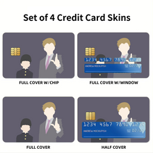 Load image into Gallery viewer, Anime Mob Psycho 100 Credit Card Skins (4-in-1 Pack)